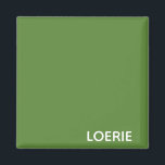 Loerie green colour name magnet<br><div class="desc">Loerie green colour name</div>