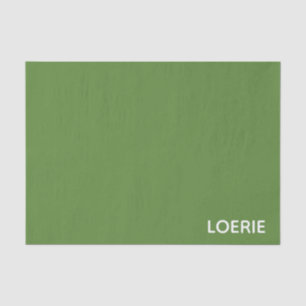 Loerie green colour name tissue paper