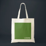 Loerie green colour name tote bag<br><div class="desc">Loerie green colour name</div>