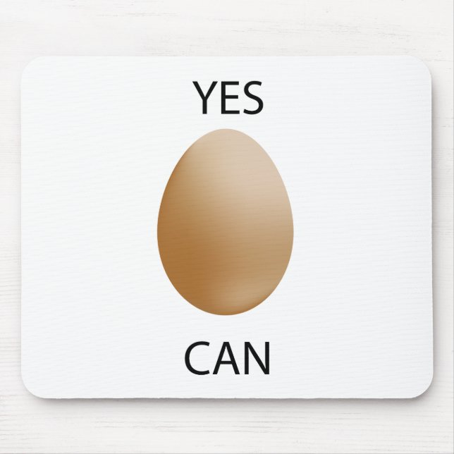 L'oeuf pendule, the egg clock. mouse pad (Front)