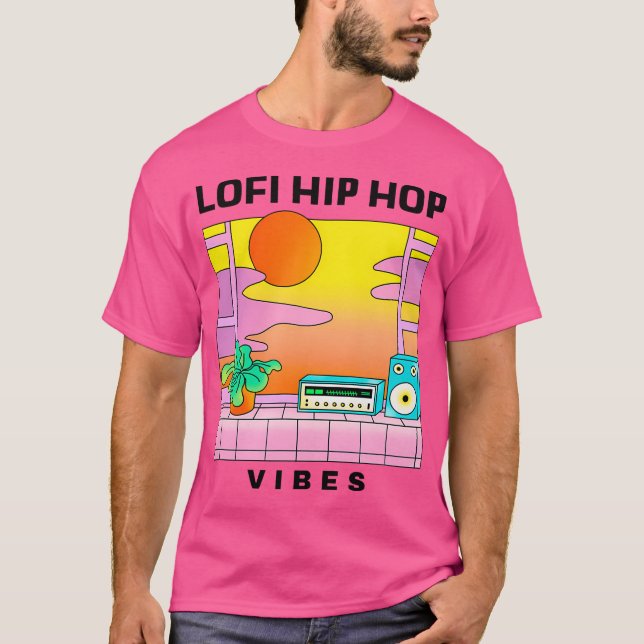 Lofi Hip Hop Vibes - A Shirt To Study Or Relax To (Front)