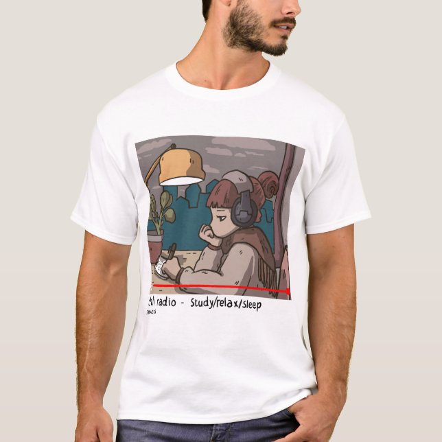 Lofi Hiphop Chill Radio T-Shirt (Front)