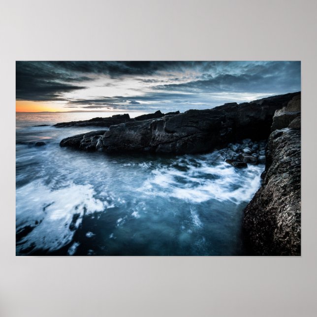 Lofoten Coast Landscape Photo Poster (Front)