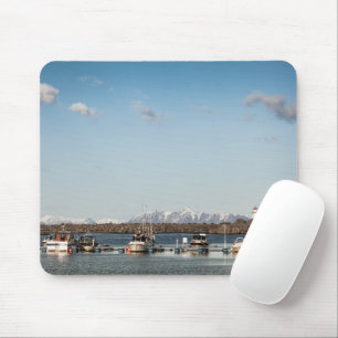 Lofoten Fishing Boats Mouse Pad