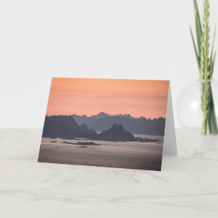 Lofoten Islands Landscape View Card