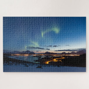 Lofoten Islands Northern Lights Jigsaw Puzzle