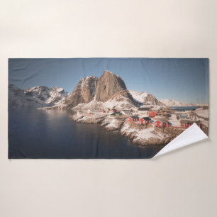 Lofoten Islands Norway Bath Towel