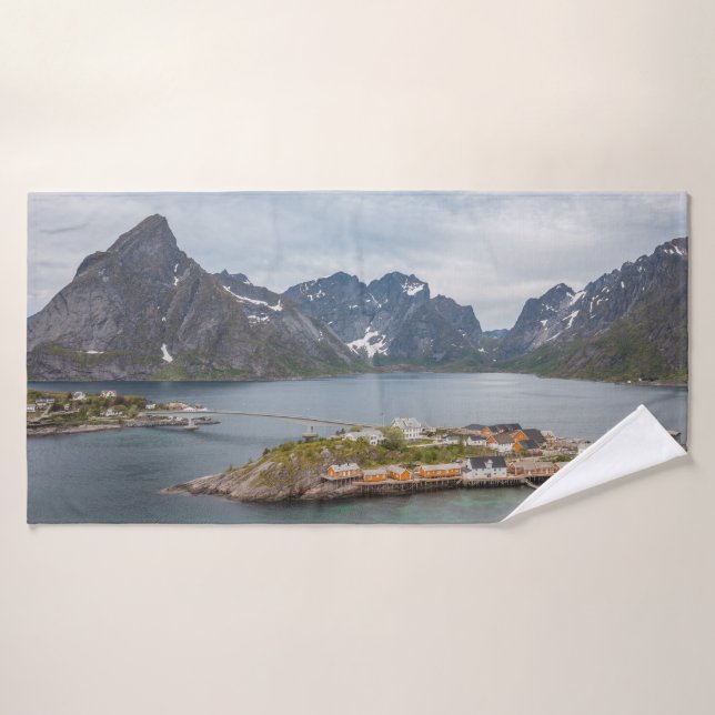 Lofoten Islands Norway Bath Towel (Bath Towel)