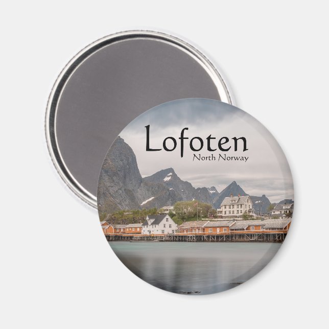 Lofoten Islands Norway Magnet (Front/Back)
