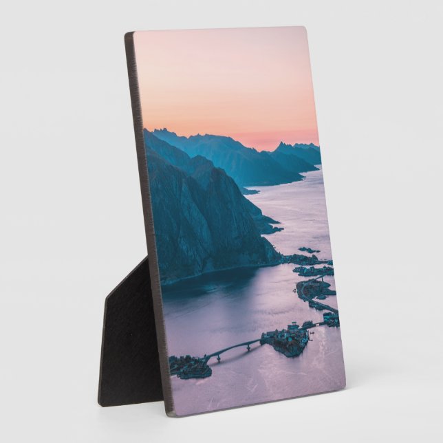 Lofoten Islands Norway Plaque (Side)