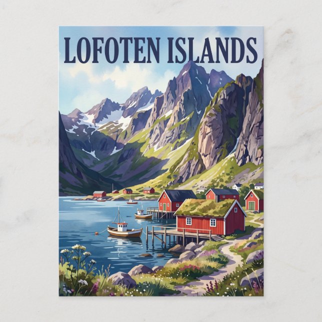 Lofoten Islands Norway Postcard (Front)