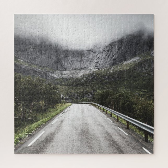 Lofoten Islands Road Jigsaw Puzzle (Vertical)