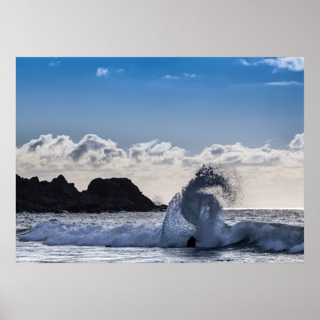 Lofoten Islands Seascape Photo Poster (Front)
