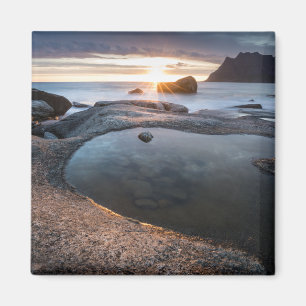 Lofoten Midnight Sun Magnet