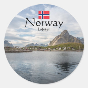 Lofoten Norway Classic Round Sticker