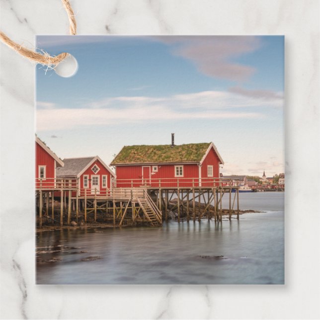 Lofoten Norway Favour Tags (Front)