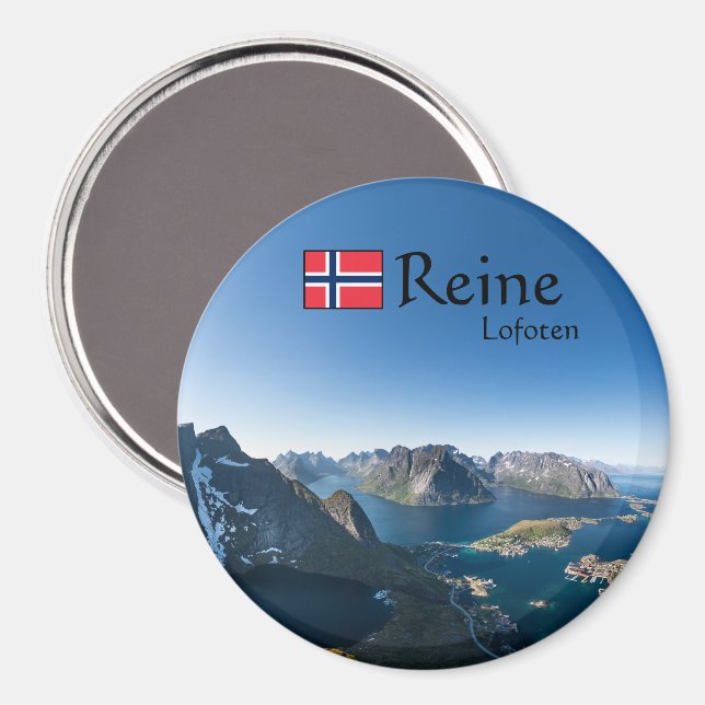 Lofoten Norway Magnet (Front/Back)