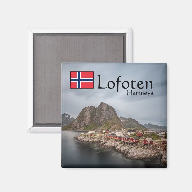 Lofoten Norway Magnet (Front/Back)