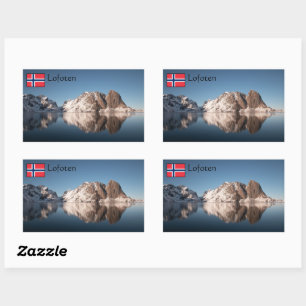 Lofoten Norway Rectangular Sticker