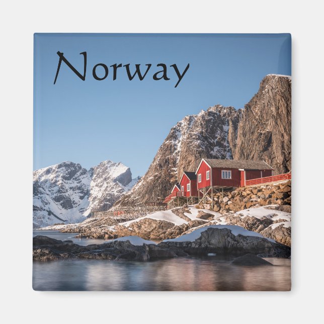 Lofoten Norway Souvenir Magnet (Front)