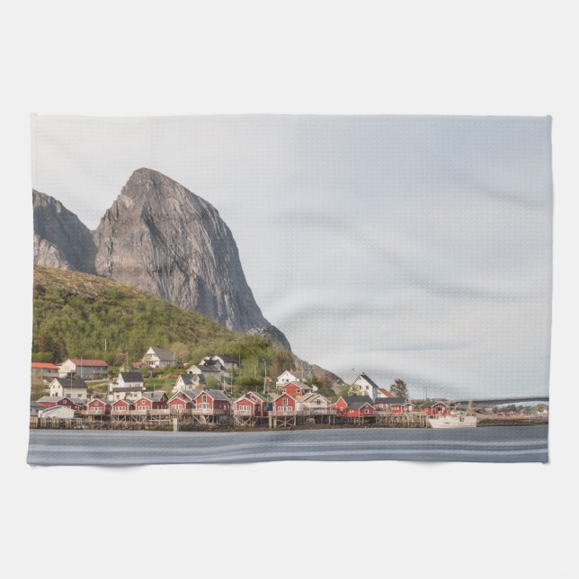 Lofoten Norway Tea Towel (Horizontal)
