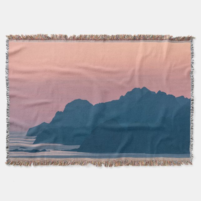 Lofoten Norway Throw Blanket (Front)