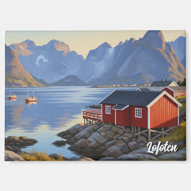 Lofoten Norway Travel Magnet (Front)