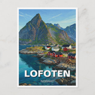 Lofoten Norway Travel Postcard