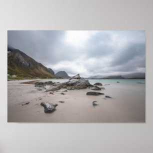 Lofoten Ramberg Beach Poster