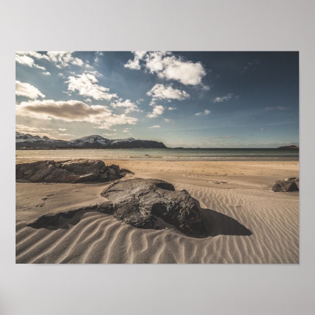Lofoten Sand Beach Poster (Front)