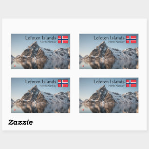 Lofoten Souvenir Rectangular Sticker