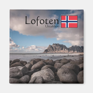 Lofoten Uttakleiv Souvenir Magnet