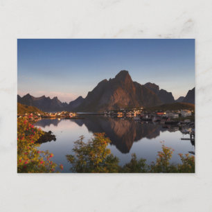 Lofoten - Village of Reine postcard no text