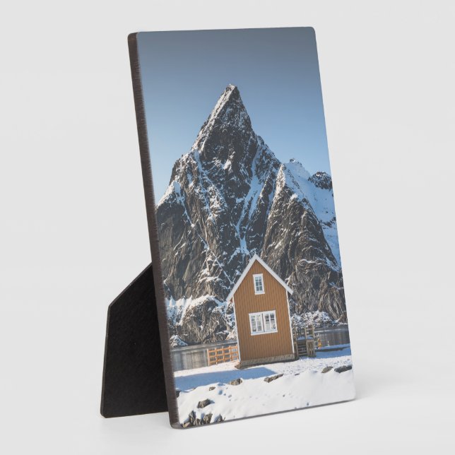 Lofoten Yellow Cabin Plaque (Side)