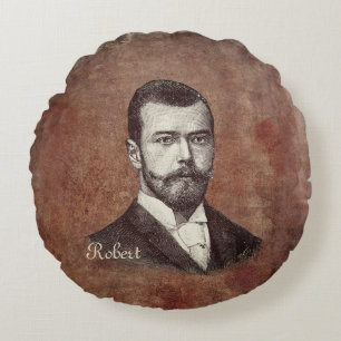 Loft industrial double-sided steampunk bike custom round cushion