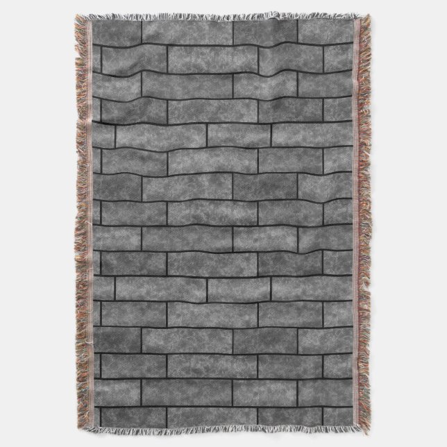 loft, light grey throw blanket (Front Vertical)