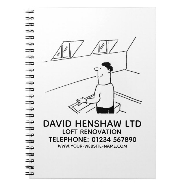 Loft Renovation Notebook (Front)