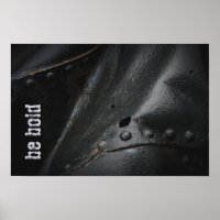 Loft style minimalist black metal