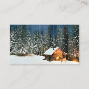 Log Cabin Business Card