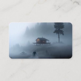 Log Cabin by the Haunted Lake Business Card