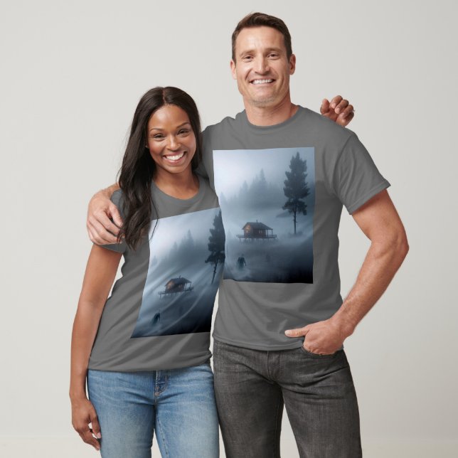 Log Cabin by the Haunted Lake T-Shirt (Unisex)