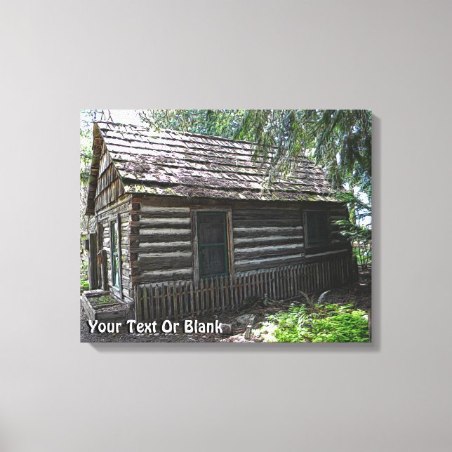 Log Cabin Canvas Print (Front)