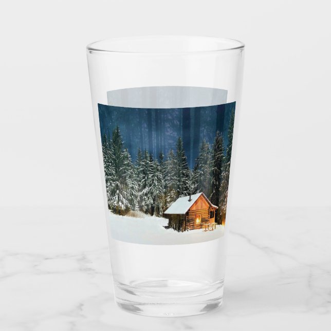 Log Cabin Glass (Front)