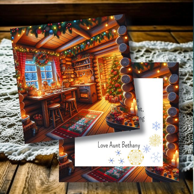 Log Cabin Kitchen Festively Decorated Christmas (Creator Uploaded)