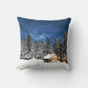 Log Cabin Mountain View Cushion