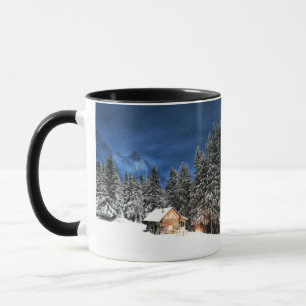 Log Cabin Mountain View Mug