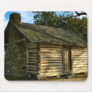Log Cabin Mouse Pad