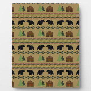 Log Cabin Plaque