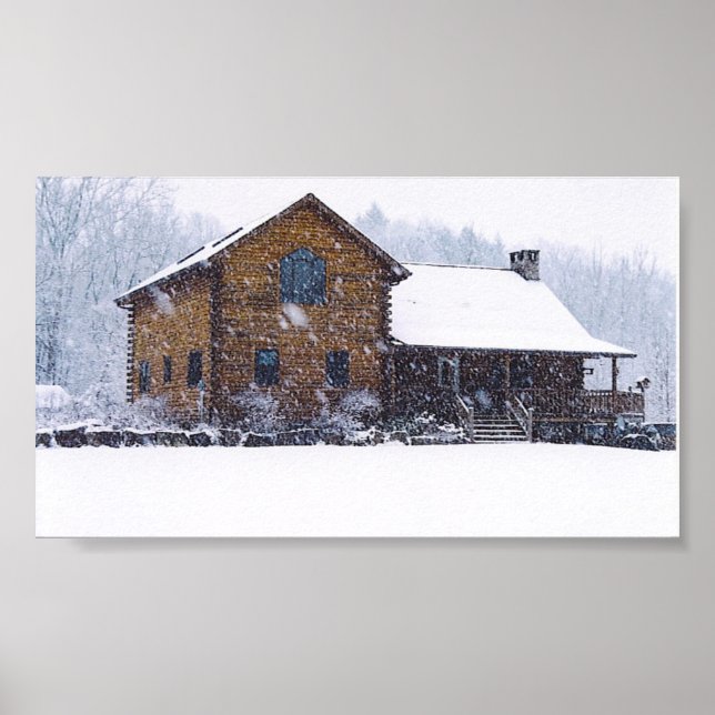 log cabin poster (Front)