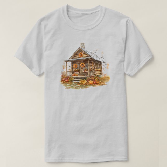 Log Cabin T-Shirt (Design Front)